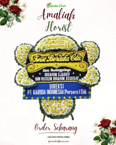 Papan Bunga Duka di Kedu