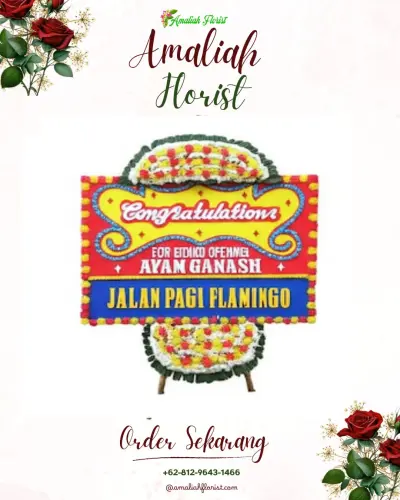 Bunga Papan Congratulation di Kedu